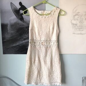 Alythea Creme lace dress